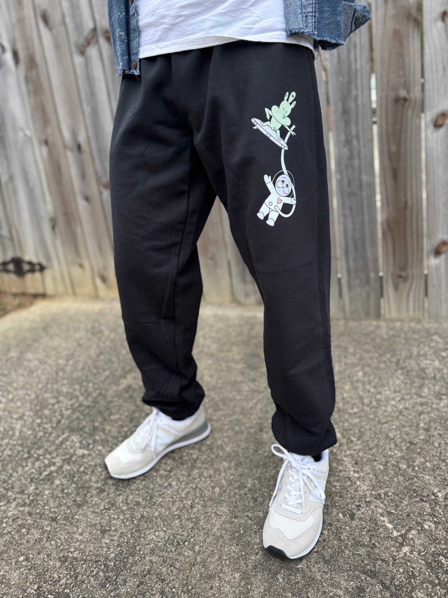 Space Wave Pocket Sweatpants
